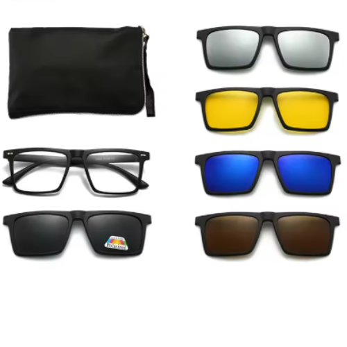 VisionPro 6 – Gafas 6 en 1 Magnéticas con Lentes Intercambiables