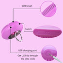 Cepillo de Limpieza Facial Recargable con Anillo Eléctrico